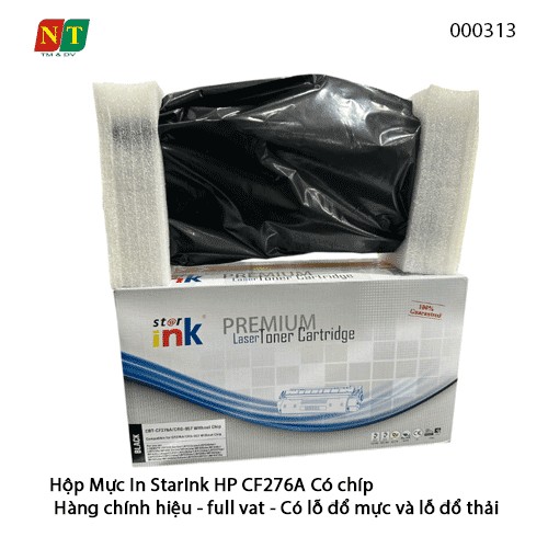 Hộp Mực In StarInk HP CF276A (76A) – Có Chíp – Có Lỗ Đổ Mực & Đổ Thải – Chính Hiệu – Full VAT