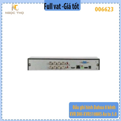 Đầu ghi hình Dahua DHI-XVR5108HS – 8 kênh – Hỗ trợ AI – Đa chuẩn camera – Au to 5.0 - Chính hãng – Full VAT