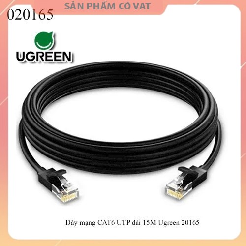 Dây mạng CAT6 UTP dài 15M Ugreen 20165
