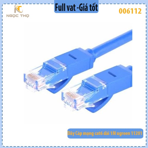 Dây cáp mạng Cat6 UGREEN 11201 dài 1m – Hàng chính hãng – Full VAT