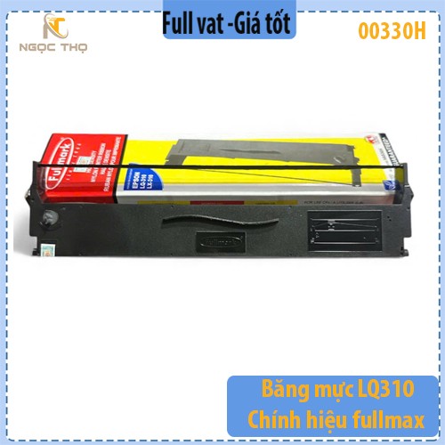 Ribbon/Băng mực máy in kim Fullmax – Dùng cho Epson LQ-310 / LQ310 / LX-310–12.7mm x 10m – Chính hiệu Fullmax – Full Vat