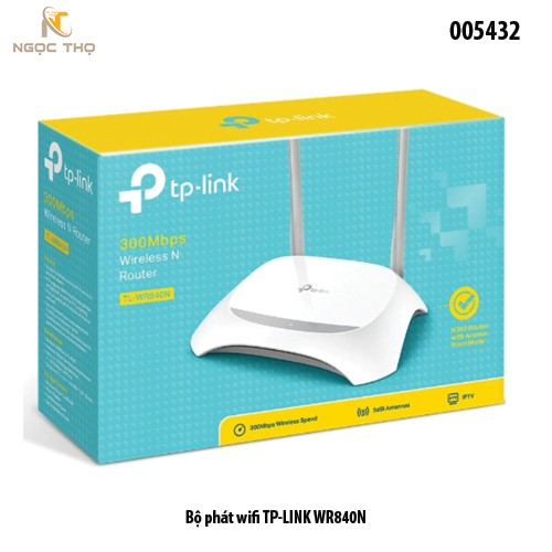 Bộ Phát WiFi TP-Link WR840N – Router WiFi Chuẩn N 300Mbps – 2 Ăng-ten Ngoài – Chính Hãng - có hỗ trợ cài đặt - full vat