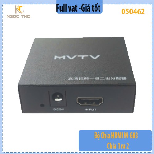 Bộ Chia HDMI M-G03 – 1 Ra 2 | Hỗ Trợ 4K | Chia Màn Hình Cực Mượt!