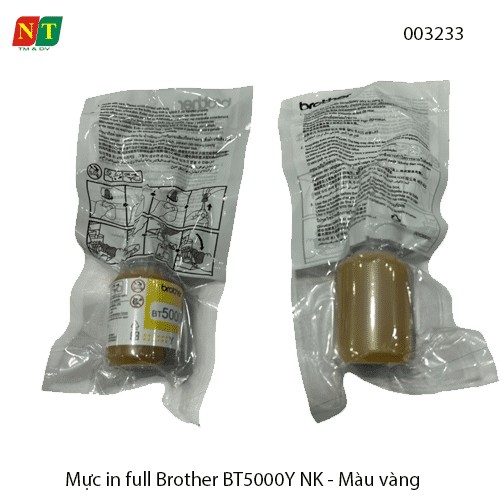 Mực in Brother BT5000Y NK – Màu Vàng – Hàng nhập khẩu – Full VAT