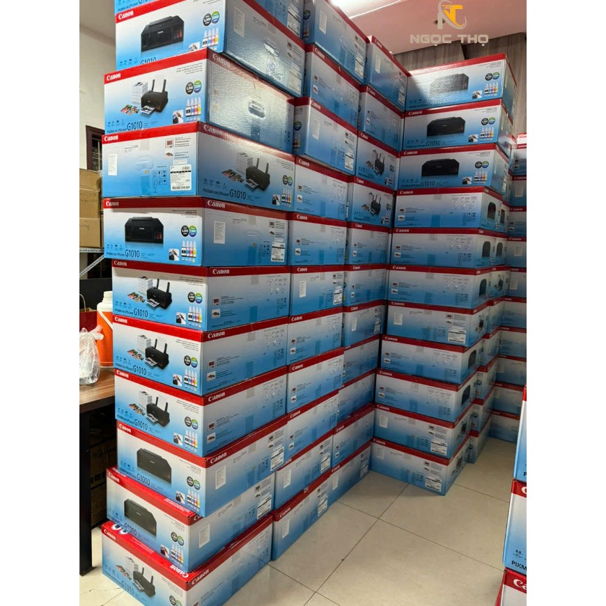 Máy in phun màu Canon PIXMA G1010 – kèm mực GI-790 chính hãng – khổ A4 – đơn năng – full VAT