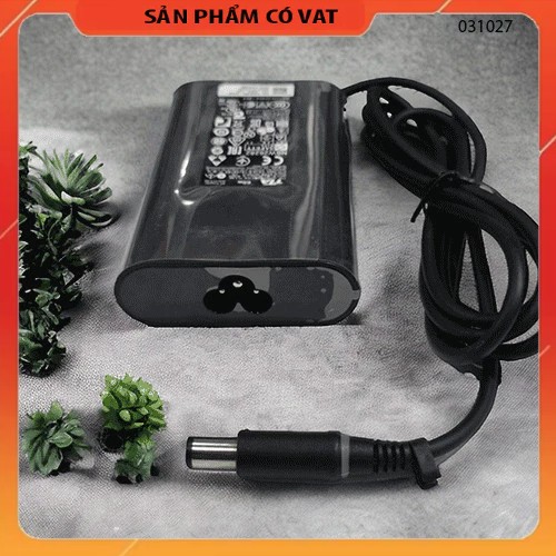 Sạc laptop  Dell kim to hình Ovan 19.5V3.34A 7.4*5.0 TTA - DE65NM130 - kèm dây nguồn xịn