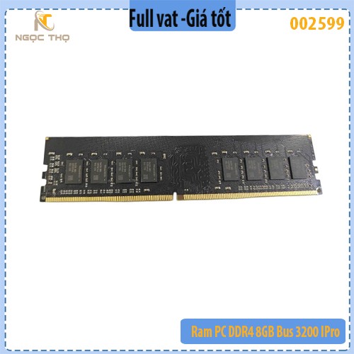 Ram PC DDR4 8GB Bus 3200 IPro – Chính hiệu – Full VAT