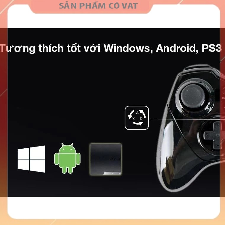 Tay Cầm Chơi Game Có Dây Rapoo V600 Đen Phụ Kiện Chơi Điện Tử