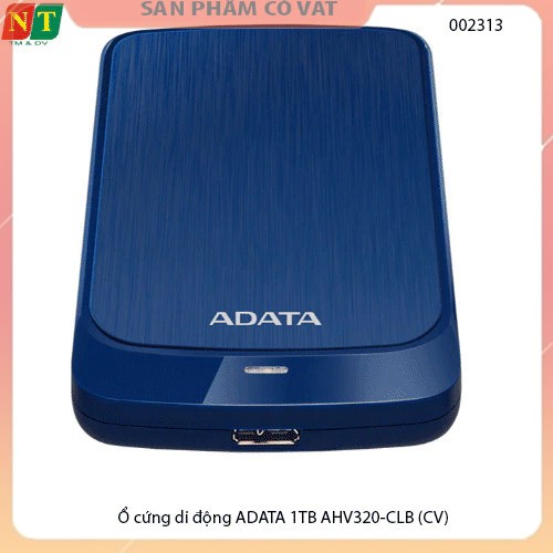 Ổ cứng di động ADATA 1TB AHV320-CLB - Ổ cứng cắm ngoài di động ADATA 1TB AHV320-CLB - Hàng chính hãng - Full vat