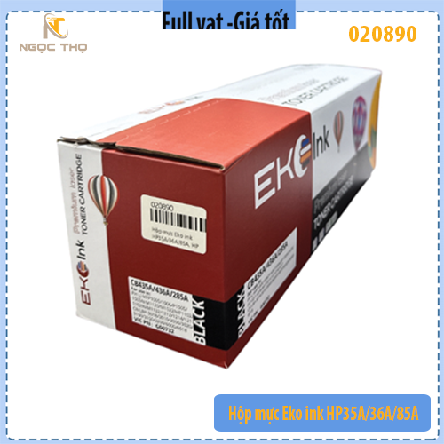 Hộp mực Eco ink 35A – CB435A / CB436A / CE285A / CRG-325 – Có lỗ đổ mực & đổ thải – Chính hiệu – Full VAT