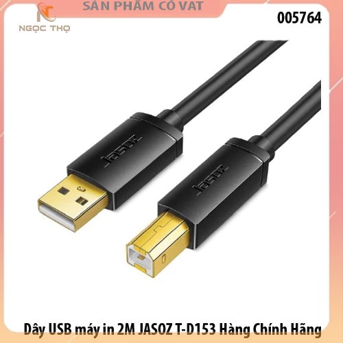 Usb máy in dài 2M JASOZ T-D153 - Cáp dữ liệu USB 2.0 cho máy in dài 2M JASOZ T-D153 - Full vat