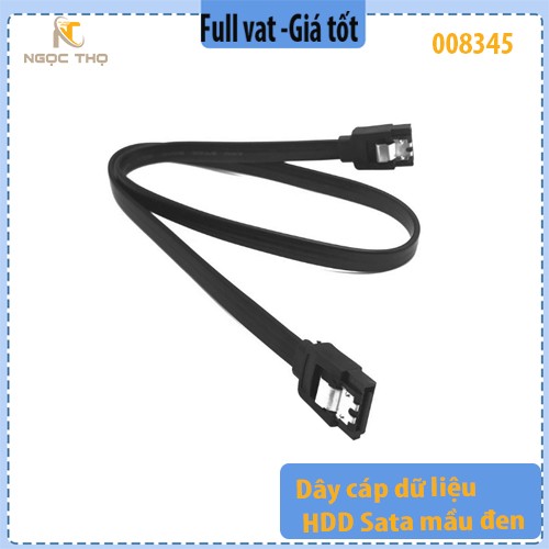 Dây Cáp SATA 40cm – Cáp Tín Hiệu Kết Nối HDD/SSD/DVD – Màu Đỏ/Vàng Cam/Đen – SATA I/II