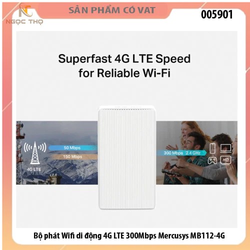 Bộ Phát Wifi Di Động 4G LTE Mercusys MB112 – Mạng Internet mọi lúc, mọi nơi!
