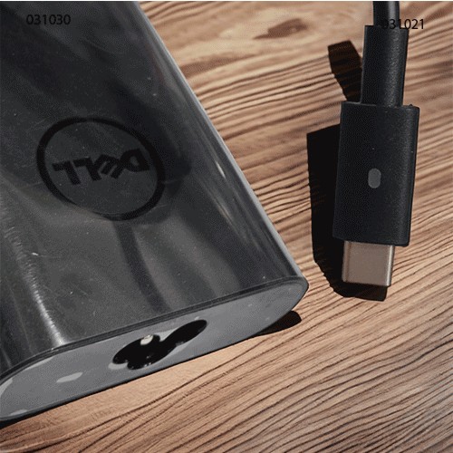 Sạc laptop Dell Type-C 65W hình Ovan – TTA HA65NM170 – kèm dây nguồn – chính hiệu | full VAT