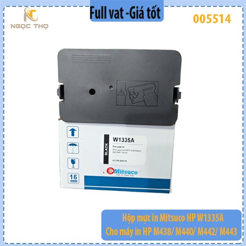 Hộp mực in Mitsuco HP W1335A – Cho máy in HP M438/ M440/ M442/ M443 - hàng chính hiệu - full vat