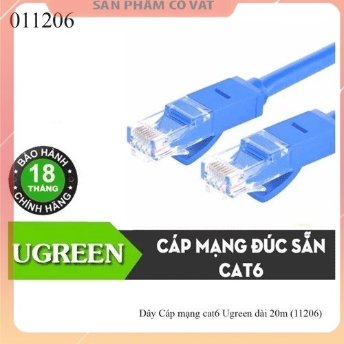 Dây Cáp mạng cat6 Ugreen dài 20m (11206)
