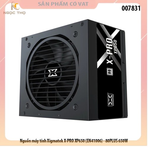 Nguồn máy tính Xigmatek X-PRO XP650 (EN41006) - 80PLUS 650W