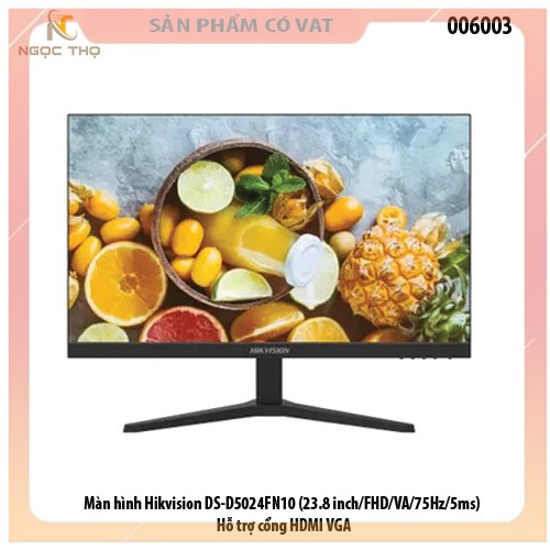 Màn hình Hikvision DS-D5024FN10 (23.8 inch/FHD/VA/75Hz/5ms) - Hàng chính hãng - full vat