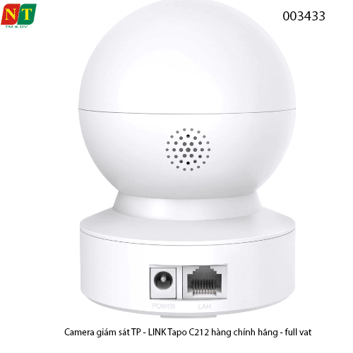 Camera Wi-Fi TP-Link Tapo C212 – 3MP 2K, quay quét 360°, IR 10m, đàm thoại 2 chiều – Chính hãng – Full VAT – BH 24T