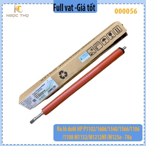 Ru lô dưới (Pressure Roller) HP P1102 / P1606 / M1132 / M1212nf / M125a – Dùng cho 78A – Hàng mới – Full VAT