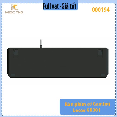 Bàn phím cơ Gaming Lecoo GK301 – Blue Switch – LED RGB – Gõ Cực Sướng – Full VAT