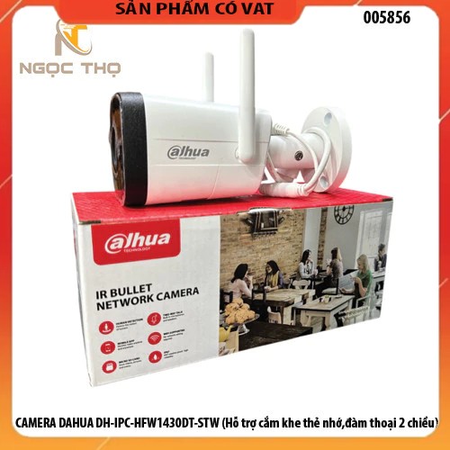 CAMERA DAHUA DH-IPC-HFW1430DT-STW (Hỗ trợ cắm khe thẻ nhớ,đàm thoại 2 chiều)