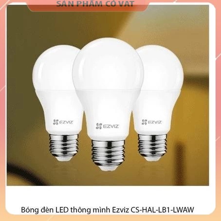 Ezviz LB1-White - Bóng Đèn Thông Minh Kết Nối WiFi Điều Chính Độ Sáng Qua App - Hàng Chính Hãng - full vat