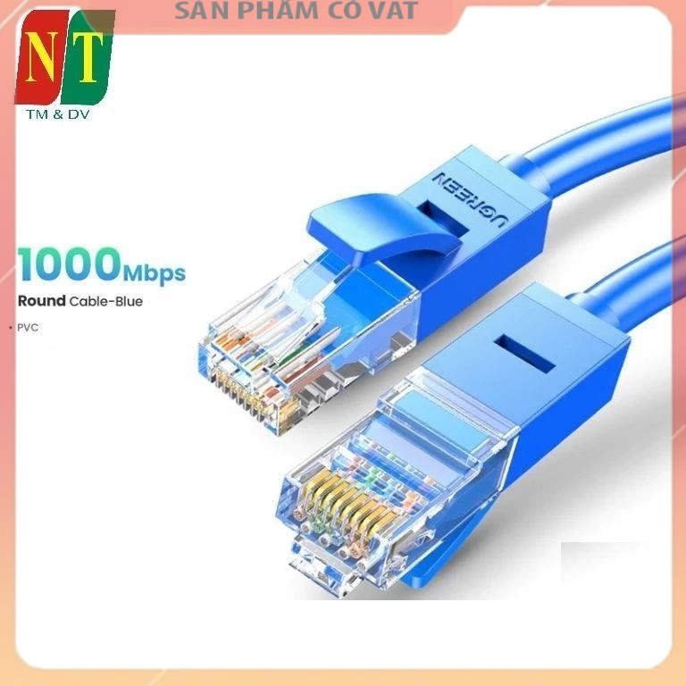 Cáp mạng đúc sẵn Cat6 25m chính hãng Ugreen 11208 cao cấp