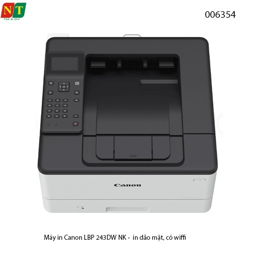 Máy in laser đen trắng Canon LBP243DW nhập khẩu  – A4 / A5, In đảo mặt, USB, WiFi  - full vat