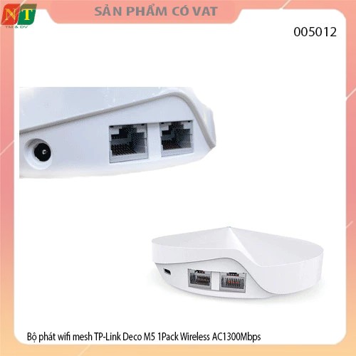 Bộ phát wifi mesh TP-Link Deco M5 1Pack Wireless AC1300Mbps - Chính hãng - Full vat