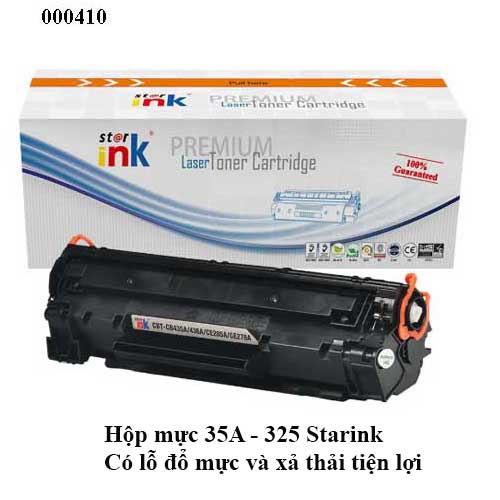 Hộp Mực In StarInk HP CB435A / CB436A / CE285A / Canon CRG-325 – Hộp mực 35A / 85A – Có Lỗ Đổ Mực & Xả Thải – Chính Hiệu