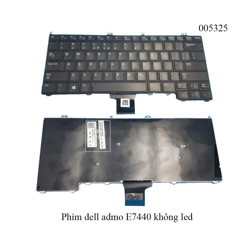 Bàn phím laptop dell latitude e7440 không led zin dùng chung e7240 e7420 12 7000