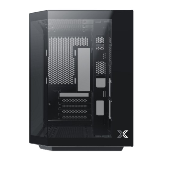 Vỏ Case Xigmatek Cubi M Black EN42775 (Đen) – Case bể cá 3 mặt kính – Chính hãng, Full VAT