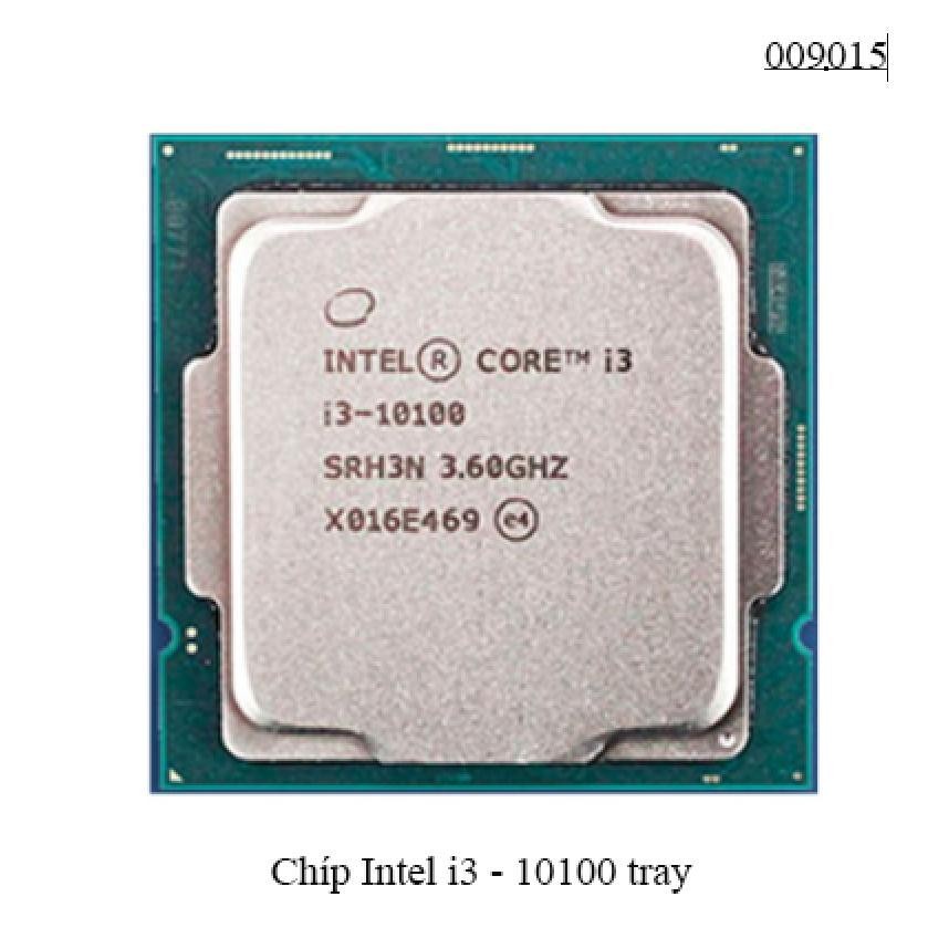 Chip CPU Intel Core i3-10100 (Tray) – 4 Nhân 8 Luồng – Up to 4.3GHz – Socket 1200 – Hỗ Trợ Main H410/H510