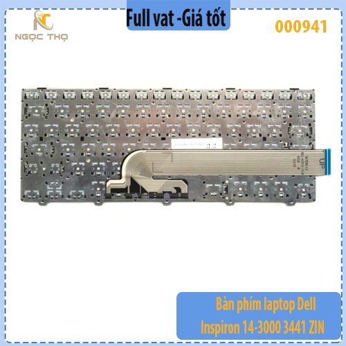 Bàn phím laptop Dell 3441 3442 3443 3451 3458 3459 3467 3468 5442 5443 7447 – Hàng zin – Không đèn - full vat