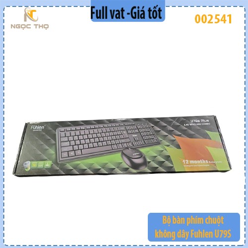 Bộ Bàn Phím & Chuột Không Dây Fuhlen U79S – Chính hãng – Full VAT – BH 24T
