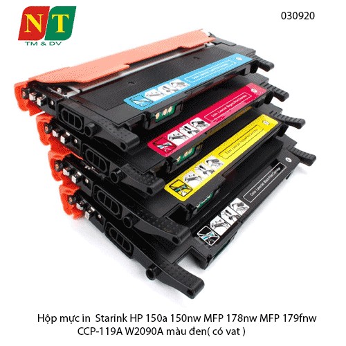 Hộp mực in Starink HP W2090A 119A màu đen – Black (K) dùng cho máy HP 150a 150nw MFP 178nw 179fnw – chính hiệu