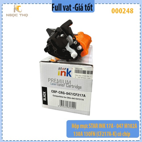 Hộp mực Starink 17A (CF217A) – Dùng cho HP M102/M130 series – Chính hiệu – Full VAT
