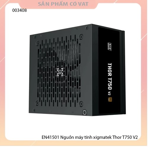 Nguồn máy tính xigmatek Thor T750 V2 750w - XIGMATEK THOR T750 v2 750W (EN41501) - 80PLUS BRONZE, 100% CÁP DẸT ĐEN