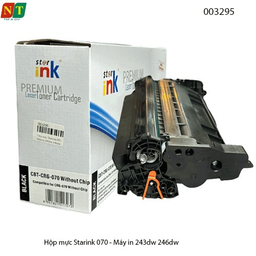 Hộp Mực Starink 070 – Canon LBP 243dw / 246dw / 247dw / MF461 / MF462 / MF463 / MF465 – Không Chip – Có Lỗ Đổ Mực