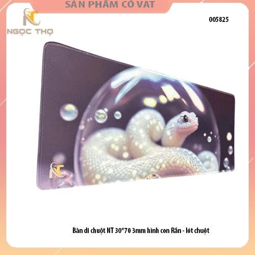 Bàn di chuột NT 30*70 3mm hình con Rắn - lót chuột