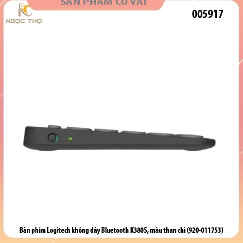 Bàn phím Logitech không dây Bluetooth K380S, màu than chì (920-011753)