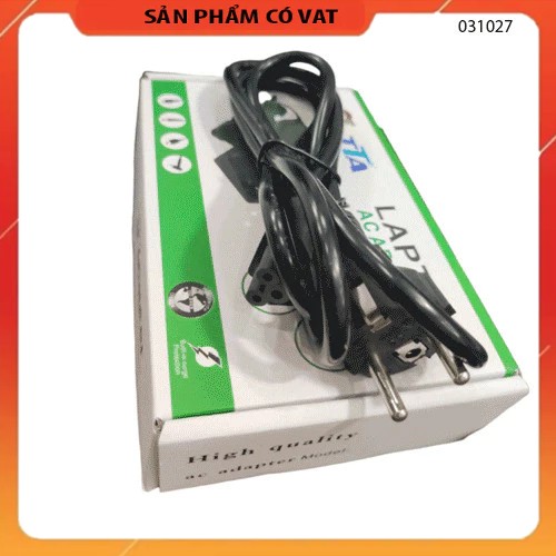 Sạc laptop  Dell kim to hình Ovan 19.5V3.34A 7.4*5.0 TTA - DE65NM130 - kèm dây nguồn xịn