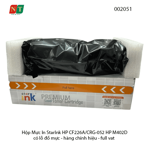 Hộp Mực In 26A / 052 HP M402D / M402n / M402dn / M402dw / M426 có lỗ đổ mực và đổ thải - full vat – Chính hiệu – Starink