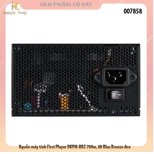 NGUỒN MÁY TÍNH  FIRST PLAYER DKPM-BRZ-700W – CHUẨN 80 PLUS BRONZE – HÀNG CHÍNH HÃNG – FULL VAT
