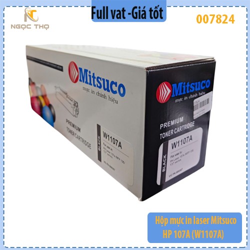 Hộp Mực In Mitsuco HP 107A – Dùng Cho HP 107a/107w/135a/135w/137fnw – Bản In Đậm Đẹp, Sắc Nét – Full VAT