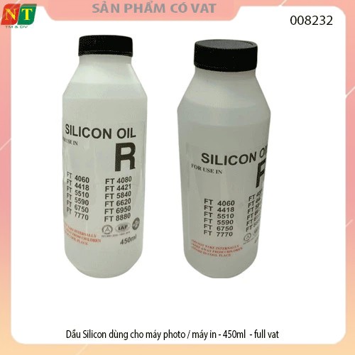 Dầu Silicon dùng cho máy photo / máy in - 450ml  - full vat