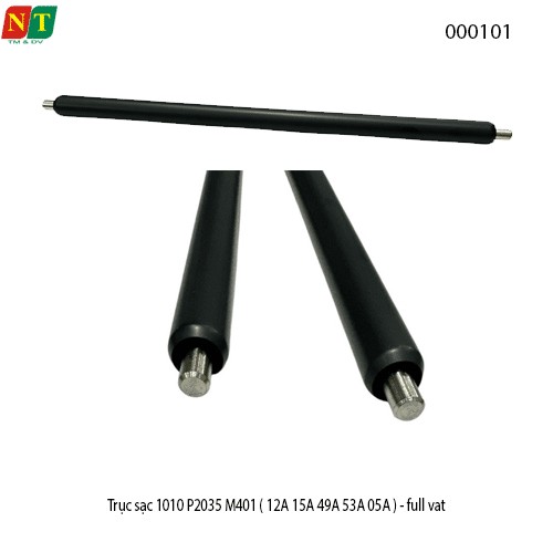 Trục Sạc dùng cho máy in HP 1010 / P2035 / M401 – Dùng Cho Cartridge 12A / 15A / 49A / 53A / 05A – Trục cao su máy in