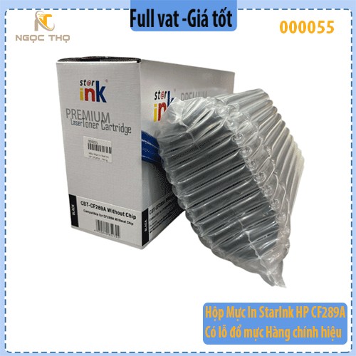 Hộp Mực In StarInk HP CF289A - Có lỗ đổ mực Hàng chính hiệu - full vat