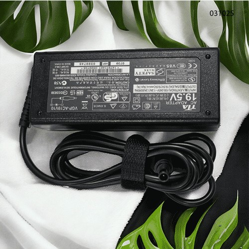 Sạc laptop Sony Vaio TTA 90 – Hình chữ nhật – 19.5V 4.7A (90W) – Đầu 6.5×4.4mm – Kèm dây nguồn  – Chính hiệu Full VAT